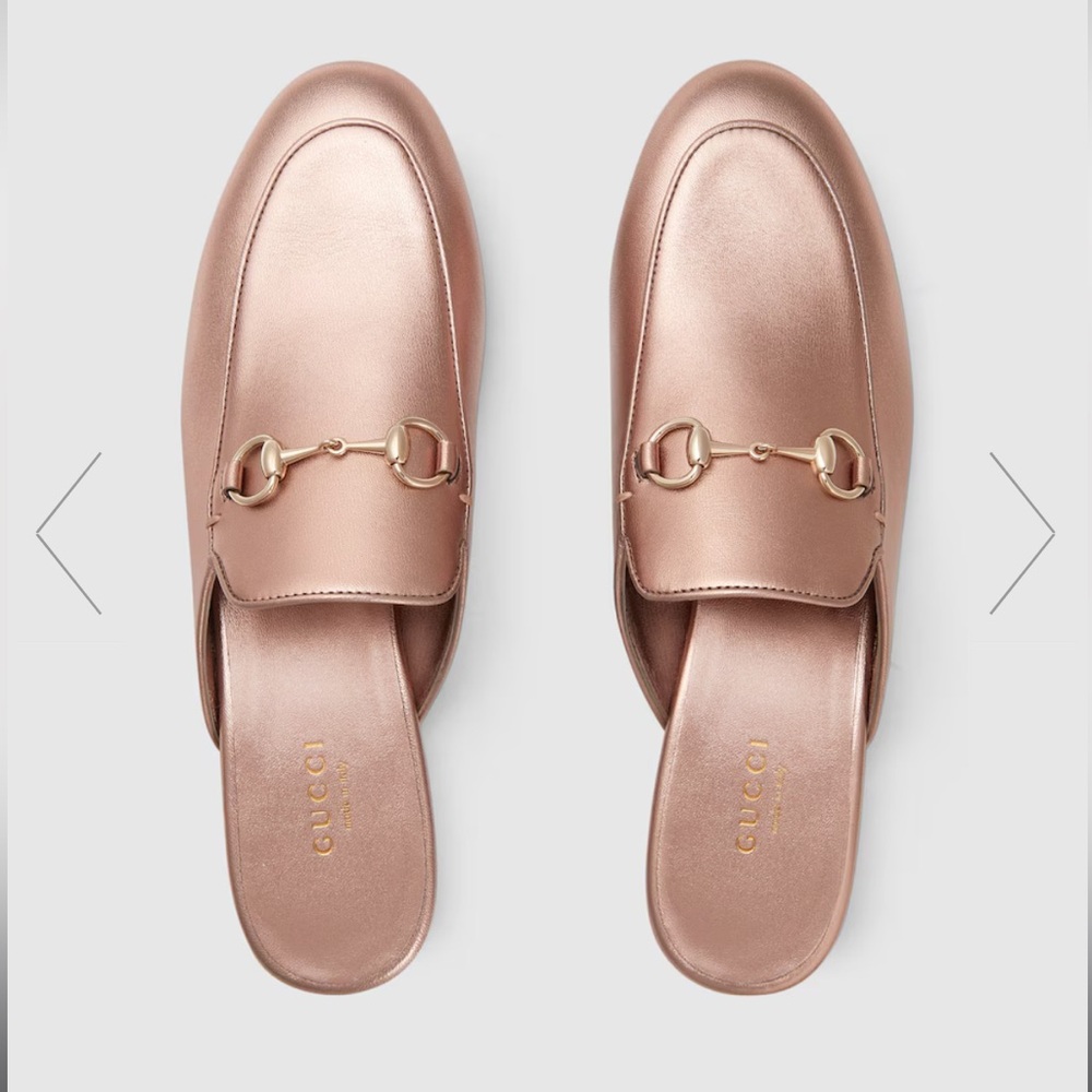 Authentic Gucci Princetown copper leather size 34 / US women’s size 4